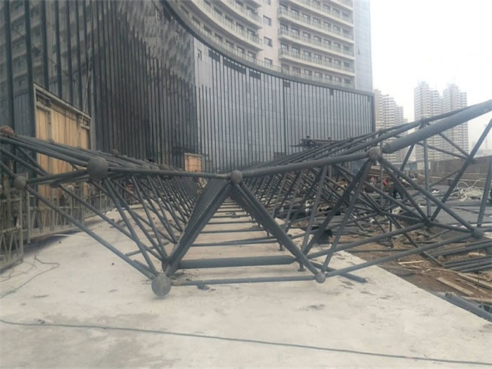 天水万豪酒店雨棚网架